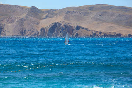 Windsurf, Baska sea, Krk island in Dalmatia - Croatiaの写真素材