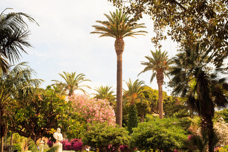 Interior of the Villa Margherita, Park in Trapani