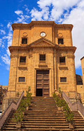 View of San Cataldo Church in Ennaの写真素材
