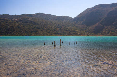View of Lago di Venere in Pantelleria, Sicilyの写真素材