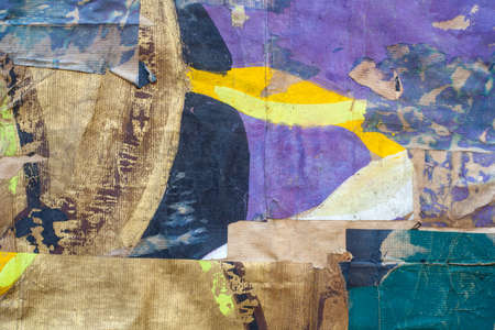 View of colorful background created with wrinkled paperの写真素材