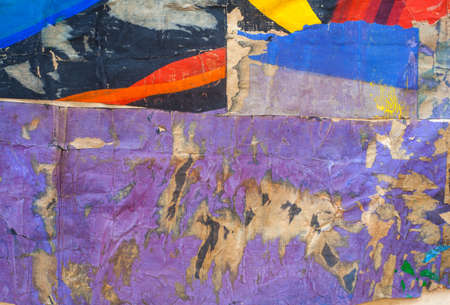 View of colorful background created with wrinkled paperの写真素材