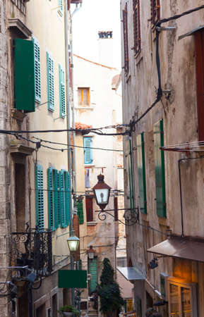View of Rovinj little city in Istria, Croatiaの写真素材