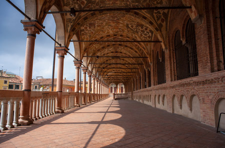 PADOVA, ITALY - AUGUST, 28: View of the Palazzo della Ragione on August 28, 2014のeditorial素材