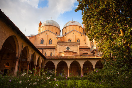 PADOVA, ITALY - AUGUST, 24: The Pontifical Basilica of Saint Anthony of Padua on August 24, 2014のeditorial素材