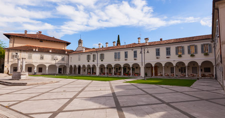 View of Lantieri palace in Gorizia, Italyのeditorial素材