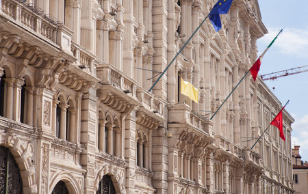 View of the town hall of Trieste