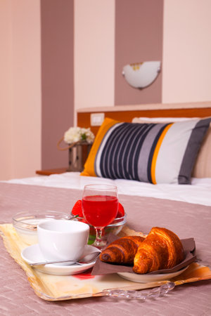 Double bedroom of the Ares Hotel, Milanのeditorial素材