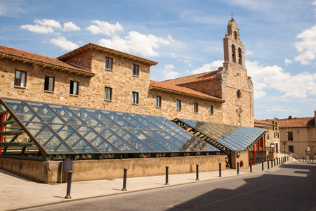 View of the San Francesco Church in Astorga, Spainのeditorial素材