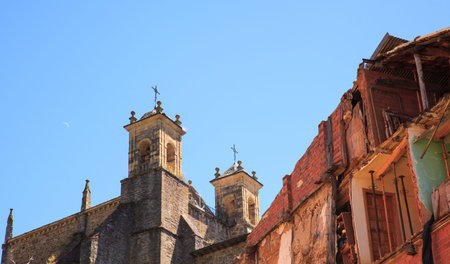 View of Villafranca del Bierzo in Spain