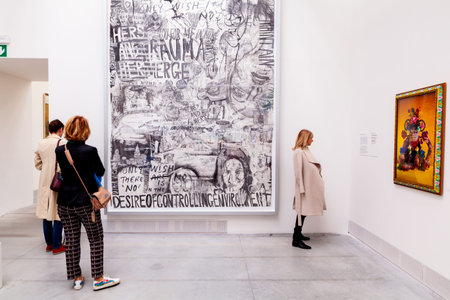 VENICE, ITALY - MAY 09: Installation by Kaari Upson titled View from the interiorized, You are the...