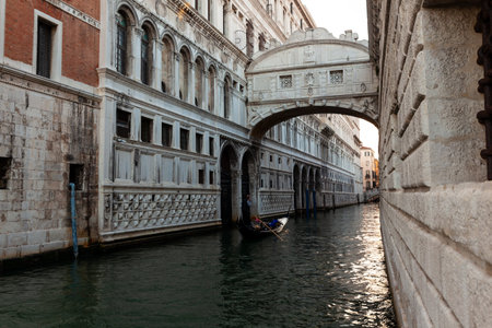 VENICE, ITALY - MAY, 09: View of Bridge of Sighs on May 09, 2019のeditorial素材