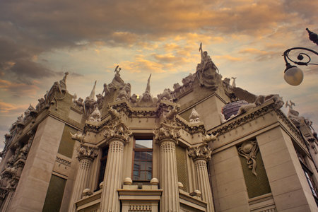 View of Horodetsky House, Kievのeditorial素材