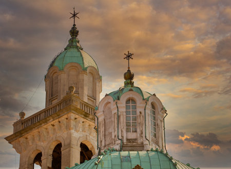 Marian Shrine on the island of Barbana, Grado - Italyのeditorial素材