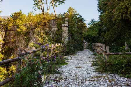 The Fort of Monte Ercole the Italian fortress to defend the Italian border with the Austro-Hungarian...