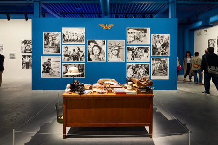 Venice, Italy - April 18, 2024: The Museum of the Old Colony, an archival-based conceptual...