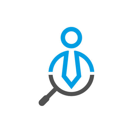 Reach the best for job seekers logo Premium Vectorのイラスト素材