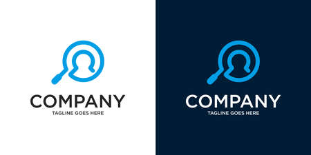 Reach the best for job seekers logo Premium Vectorのイラスト素材