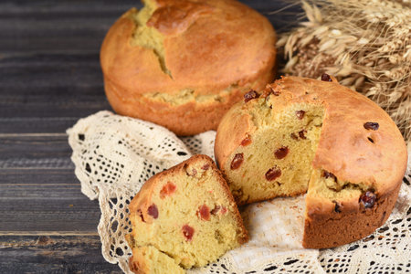 Panettone is the traditional Italian dessert for Christmas or Easter cake.