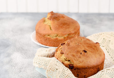 Panettone is the traditional Italian dessert for Christmas or Easter cake.