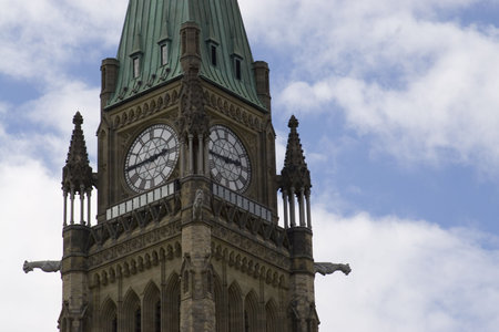 A shot of the Peace Tower.