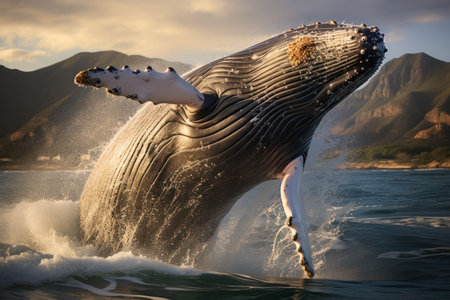 some penguins in the arctic walking around on the north pole and looking for the young babyの素材