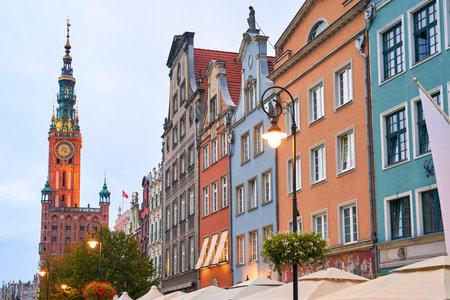 Beautiful old houses including the Town Hall at Dlugi Targ or the Long Market, the main tourist...