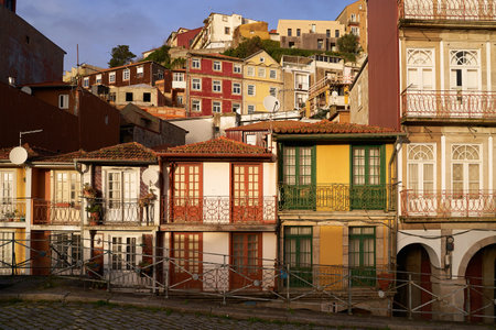 Porto, Portugal. Picturesque cozy small building in the old town.の写真素材