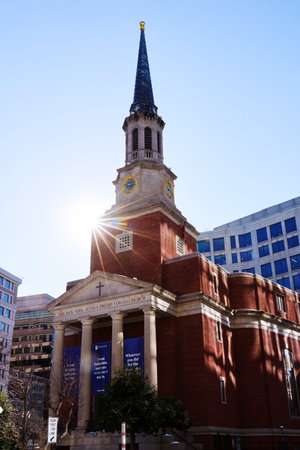 The New York Avenue Presbyterian Church established in 1803 in Washington, DC, USA