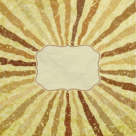 A retro or vintage looking rays pattern. EPS 8のイラスト素材