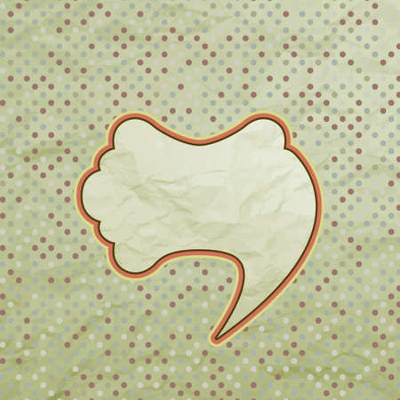 Vintage speech bubble design. EPS 8の写真素材