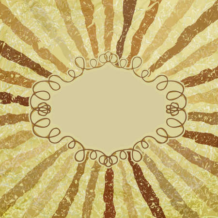A retro or vintage looking rays pattern. EPS 8のイラスト素材