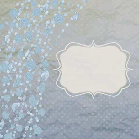 Floral backgrounds with vintage roses. EPS 8のイラスト素材