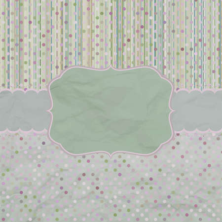Template greeting retro design card. EPS 8の写真素材