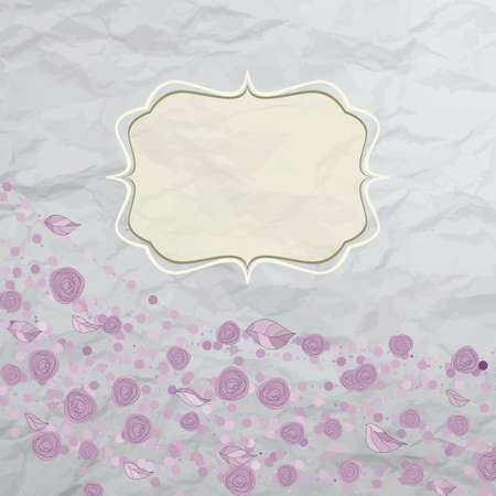 Floral backgrounds with vintage roses. EPS 8のイラスト素材