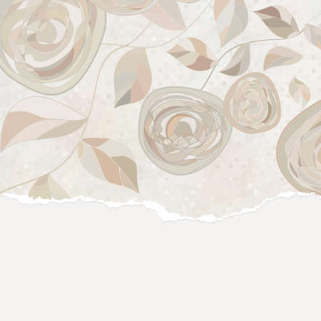 Vintage card template with copy space. EPS 8のイラスト素材