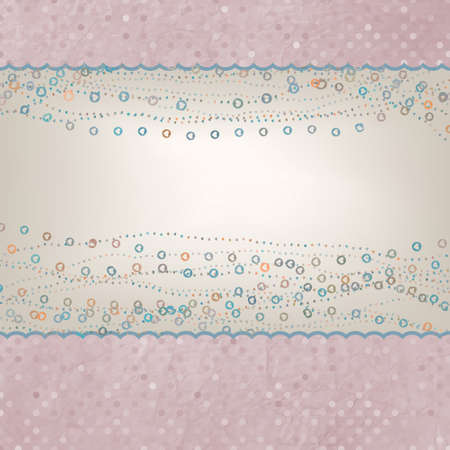 Valentine card with heart. EPS 8のイラスト素材