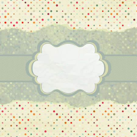 Vintage card with space for text. EPS 8のイラスト素材