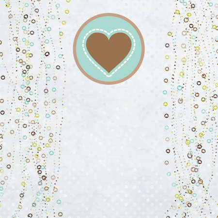 Valentine card with placeholder  のイラスト素材