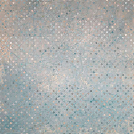 Aged and worn paper with polka dots  のイラスト素材