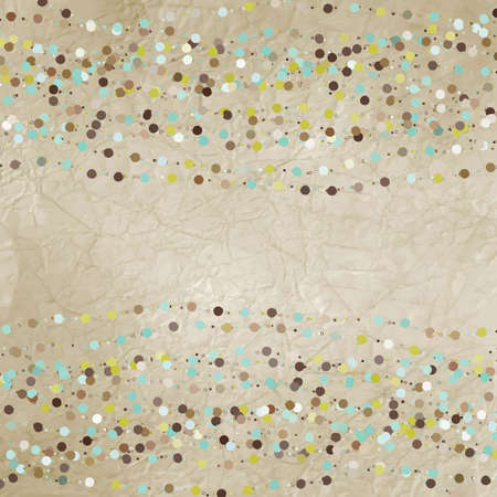 Vintage background with dots のイラスト素材