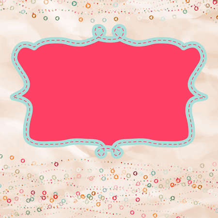 Valentine card with placeholder  のイラスト素材