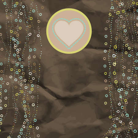 Valentine card with heart  And also includesのイラスト素材