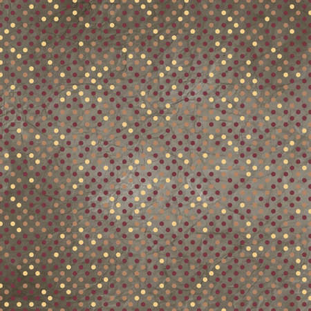 Vintage polka dot textureのイラスト素材