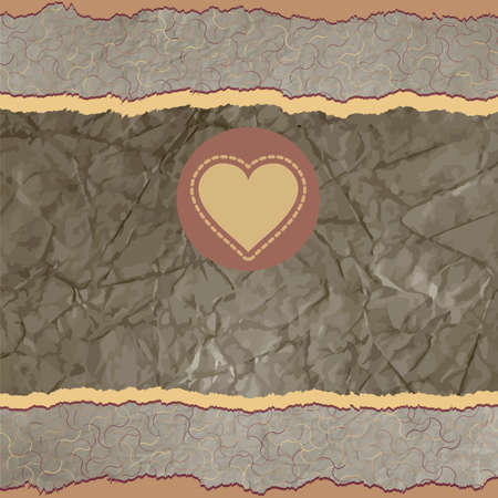 Valentine card with placeholderのイラスト素材