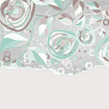 Valentine card with heart  EPS 8のイラスト素材