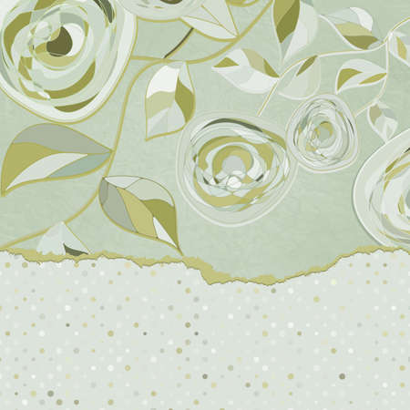 Elegant vintage card with copy space  のイラスト素材