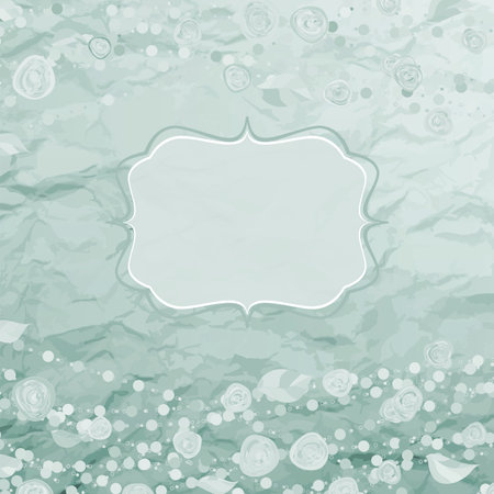 Floral backgrounds with vintage roses  のイラスト素材