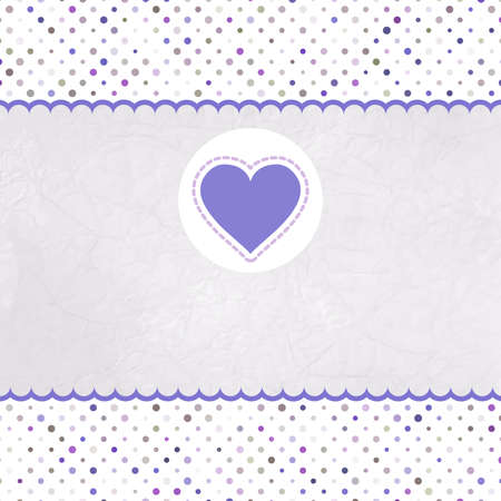 Valentine card with heart のイラスト素材