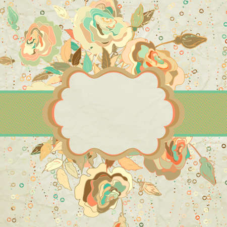 Heart from paper Valentines day card  EPS 8 のイラスト素材